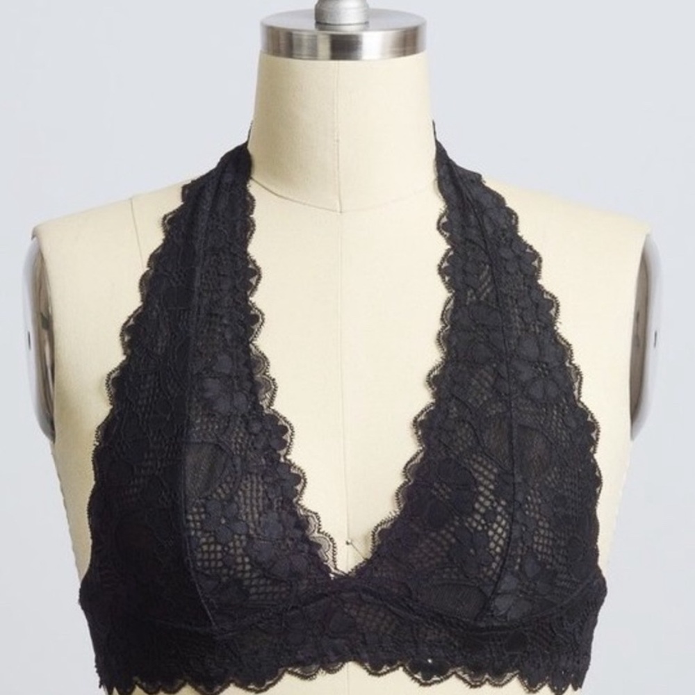 Cosabella Lace Lingerie Halter Top Plunge Bralette New Luxury Boutique